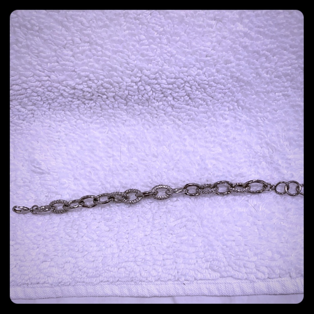 Silver Stella and Dot Christina link bracelet